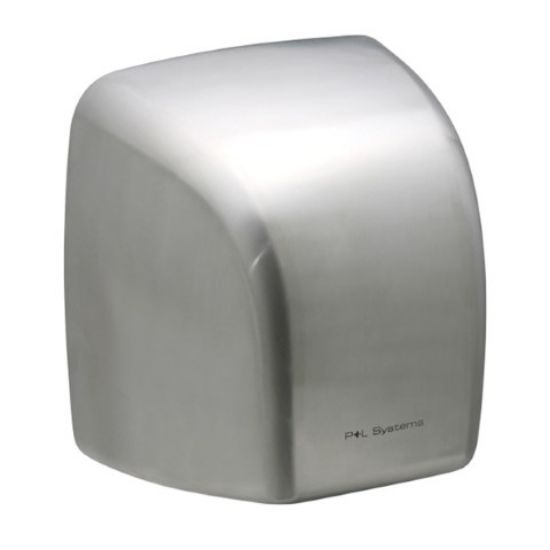 HAND DRYER 2100W BRUSHED STEEL 252X272X207MM