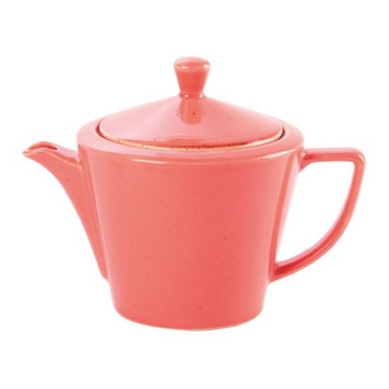 CASE OF SEASONS CORAL CONIC TEA POT 50CL/18OZ (6)