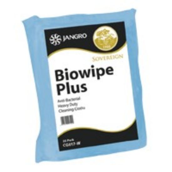 JANGRO PREMIUM BIOWIPE PLUS 50CMX36CM BLUE (25)