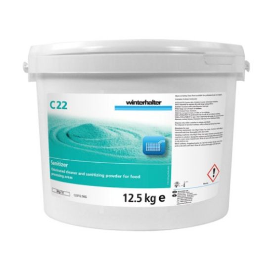 WINTERHALTER C22 CHLORINATED POWDER SANITIZER 12.5KG