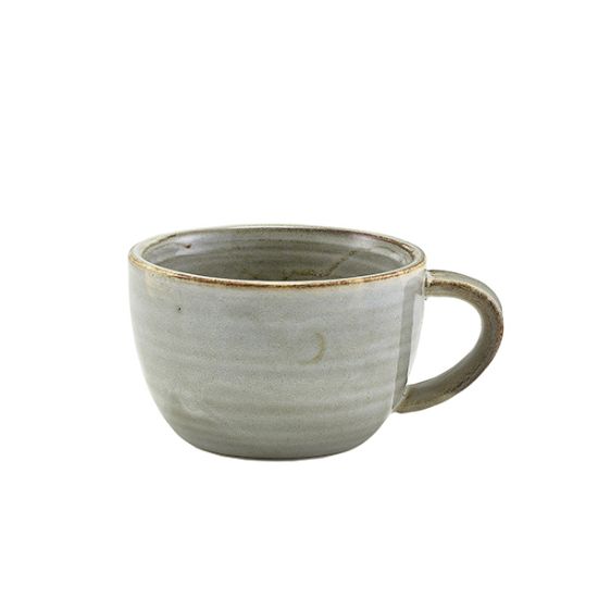 Terra Porcelain Smoke Grey Coffee Cup 28.5cl 10oz (6)
