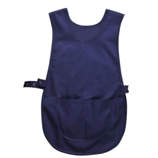 Tabard Front Pocket Med Navy