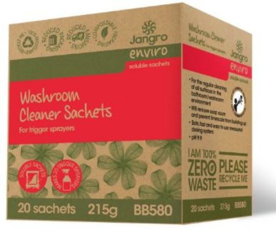 JANGRO ENVIRO WASHROOM CLEANER SACHETS FOR TRIGGER SPRAYER (20)