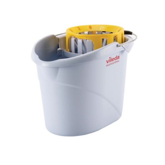 Vileda Supermop Ag Bucket & Wringer 10l Yellow