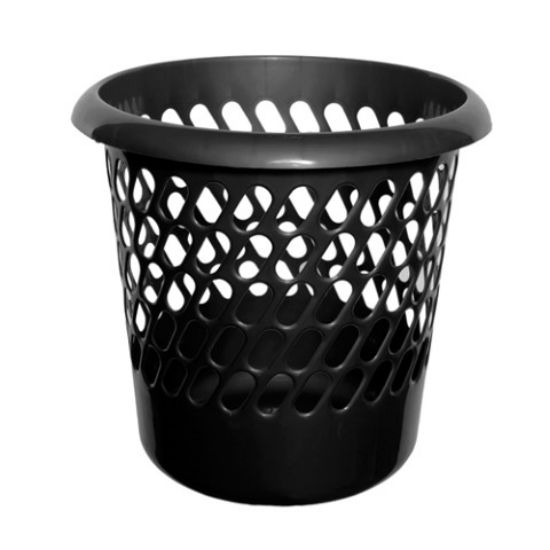 Wastepaper Bin 30x28x30cm Black