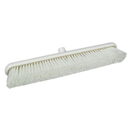 HYGIENE PLATFORM BROOM HEAD MEDIUM 600MM WHITE