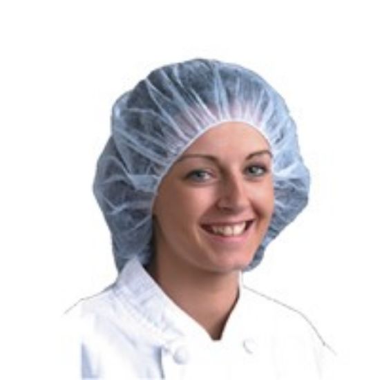 BOUFFANT CAP MED 52CM (100) BLUE