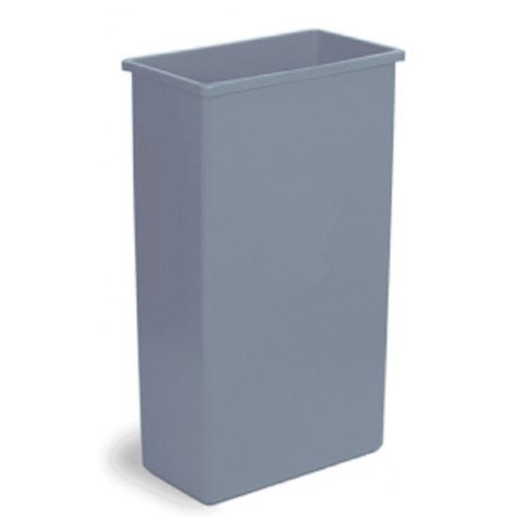 Slim Waste Receptacle Base 90ltr 77.5x48x29cm Grey