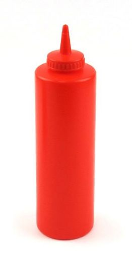 Squeeze Bottle 24oz Red