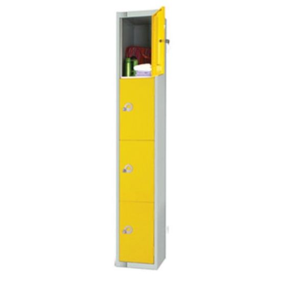 4 DOOR STEEL LOCKER C-LOCK 1800X300X300