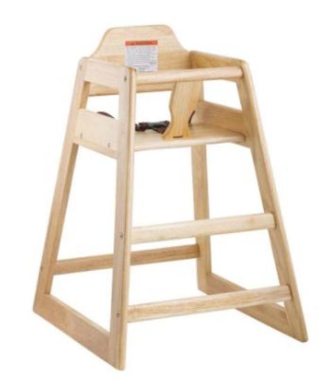 HIGH CHAIR NATURAL ASSEMBLED