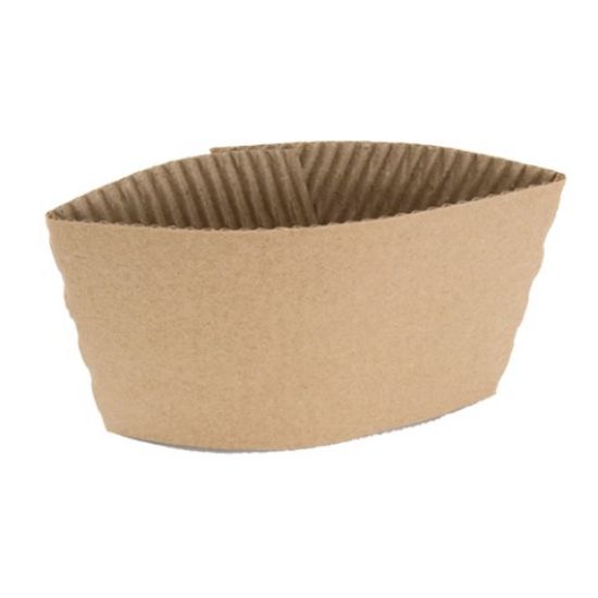 Clutch Sleeve For 10/12/16oz Cups Brown (Pack Of 100)