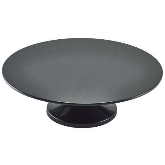 Melamine Cake Stand 33cm Black