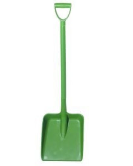 Heavy Duty D-Gripo Hygiene Shovel Green