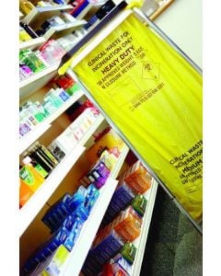 Clinical Yellow Sacks Heavy Duty 15" X 28" X 39 (100)