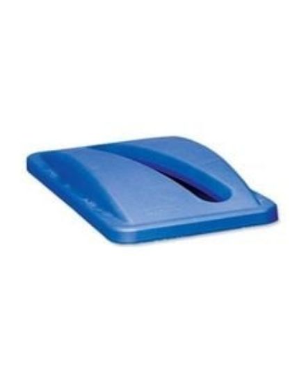 Rubbermaid Slim Jim Paper Lid - Blue