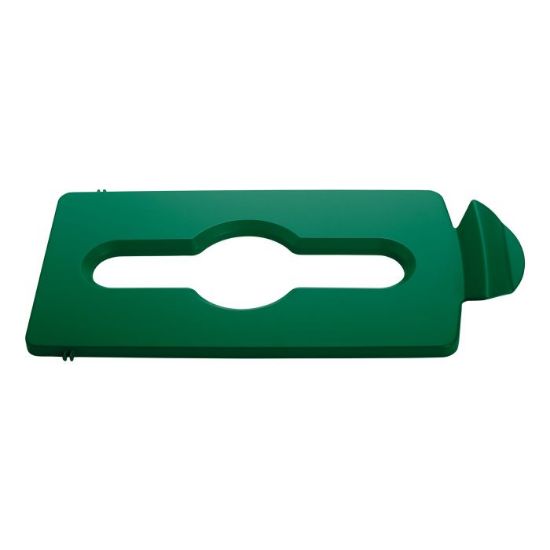 Rubbermaid Slim Jim Recycling Centre Mixed Recycling Lid - Green