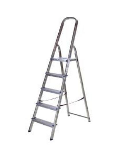 LIGHT WEIGHT ALUMINIUM 5 TREAD LADDER