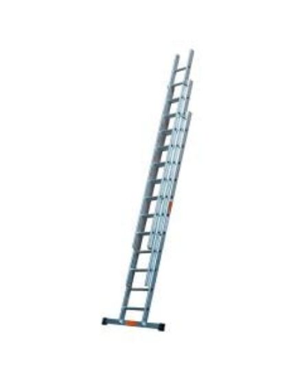 PRO EXTENSION ALUMINIUM DOUBLE LADDER INC. STABILISER EN1313.0M