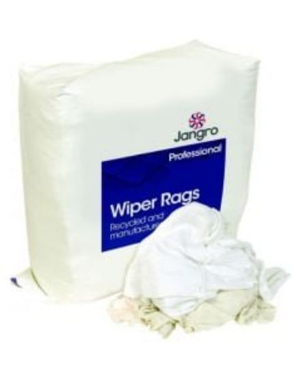 Jangro Towelling Wipers/Rags Pink Label 9kg