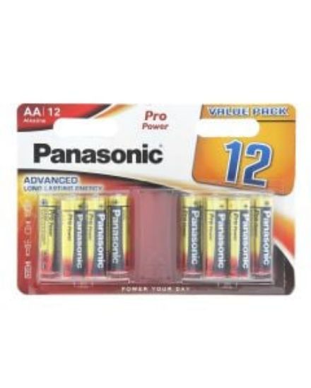 Panasonic Pro Power Alkaline Batteries Aa (12)