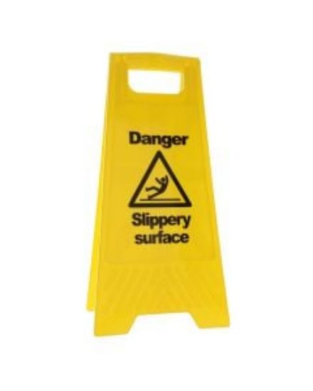 Danger Slippery Surface A Frame 68 Mm X 300mm