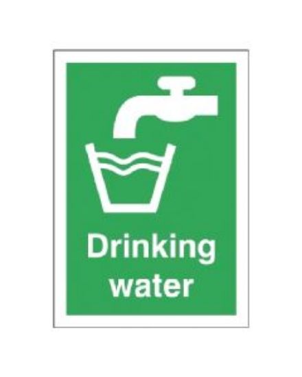 Drinking Water Sign 70x50 Rigid