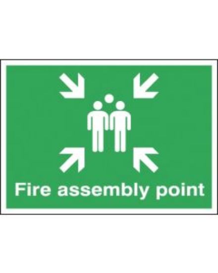 Fire Assembly Point Sign 450x600 S/A