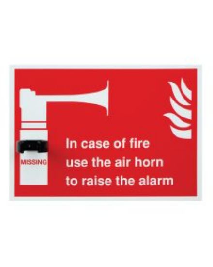 Airhorn Shadow Board Complete With Fixings 250mm X 350mm Excld Air Horn