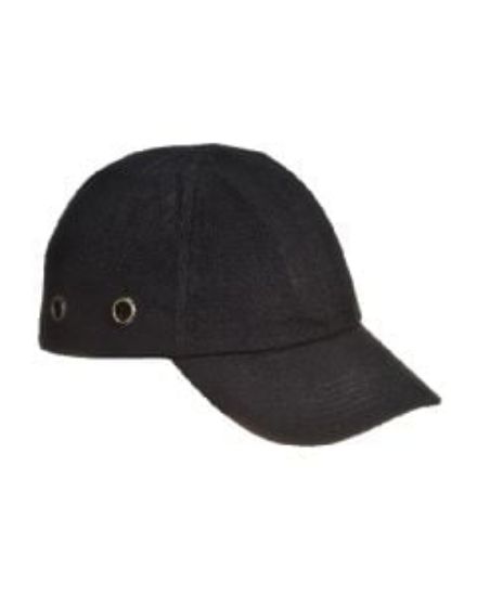 Bump Cap Black With Ventilated Ports