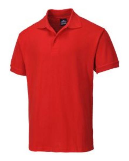 NAPLES POLO SHIRT RED MENS 2XL