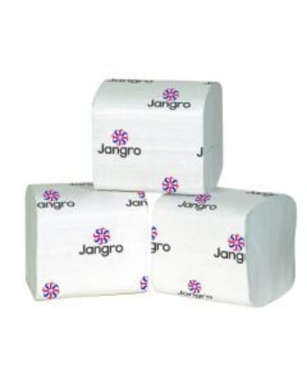 Jangro Pro Recycled Bulk Pack Toilet Tissue 300 Sht 2 Ply White (Case of 33)