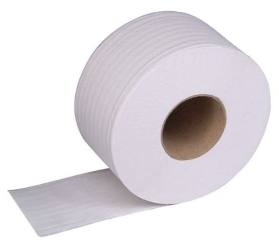 Recycled Mini Jumbo Toilet Roll 2ply 90mm x 150m 2¬" Core White (Case of 12)