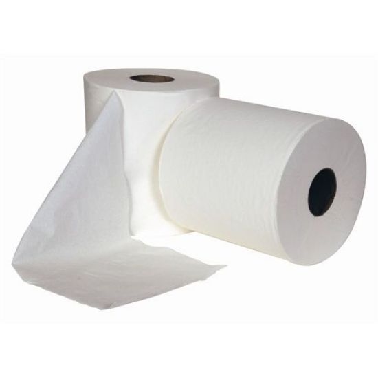 Centrefeed 2ply 17.5cm White 150mtr Polywrapped Recycled (6)
