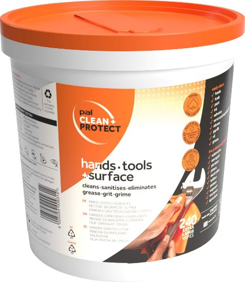 Jangro Hand, Tool And Surface Wipes 3ltr Bucket (240) *s