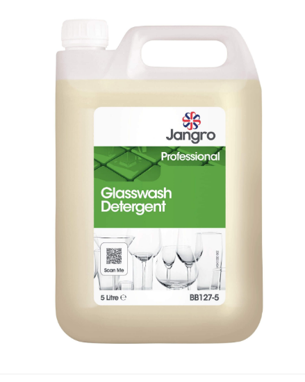Jangro Glasswash Detergent 5ltr (Case Of 2) **DG**