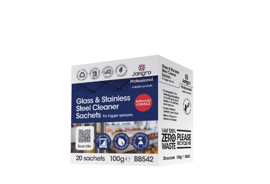 Jangro Enviro Glass And St/St Cleaner Sachets For Trigger Sprayer (20)