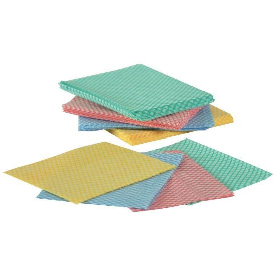 Jangro Lightweight Wipes 42x38cm Green (Pack Of 50)