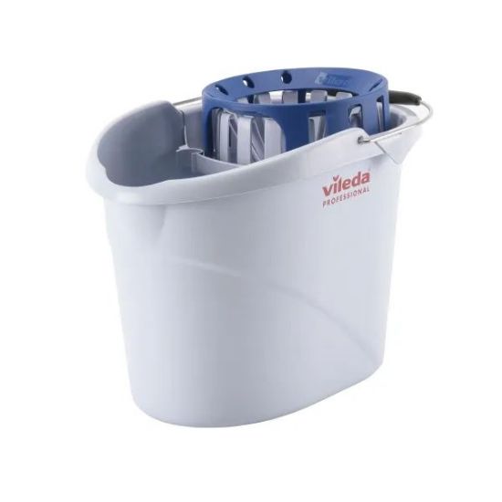 Vileda Supermop Ag Bucket & Wringer 10l Blue