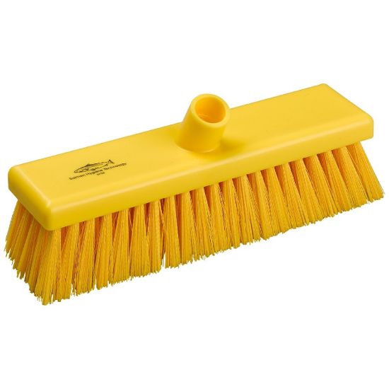 Flat Sweeping Broom Medium 300mm Yellow