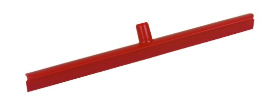 Hygiene Single Blade Overmoulded Floor Squeege 600mm Red
