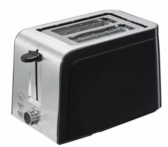 2 Slice Toaster St/St With Black Trim
