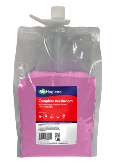 Bio Hygiene Dosing Pouch For Complete Washroom Cleaner 1.5ltr (Case of 2)