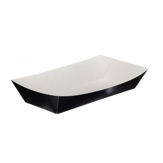 Black Folded Board Meal Tray 43x85x192mm (Case Of 500)