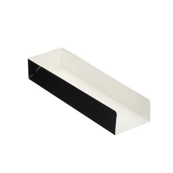 Black Folded Board Hot Dog Tray 40x70x240mm (Case Of 500)