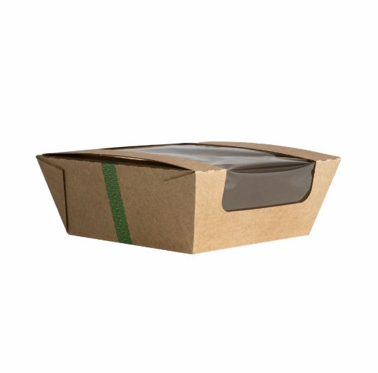 Microflute Hinged Window Hot Box 6" X 6" (Case Of 210)