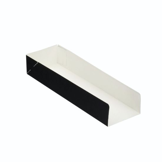 Black Folded Board Hot Dog Tray 40x70x240mm (Pack Of 250)