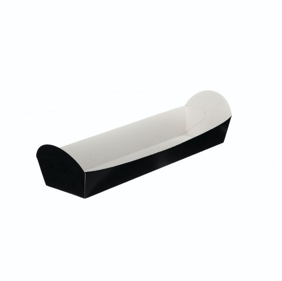 Black Folded Board Baguette Tray 35x60x247 (Pack Of 125)