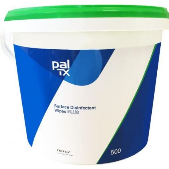 Pal Surface Sanitising Wipes QAC And Alcohol Free Bucket (500)