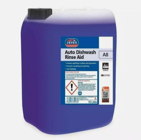 Jeyes A8 Autodose Dishwash Rinse Aid 10ltr